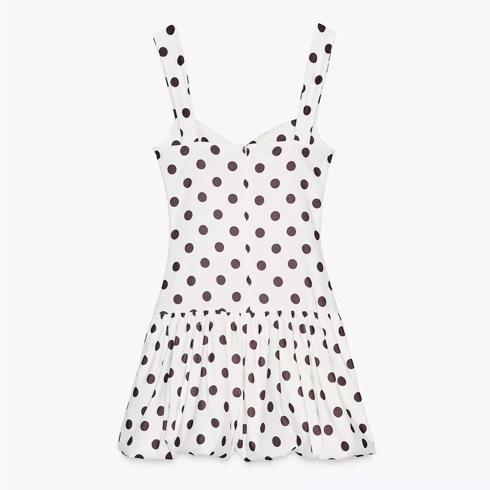 Zara Polka Dot Mini Dress - Picture 15 of 16